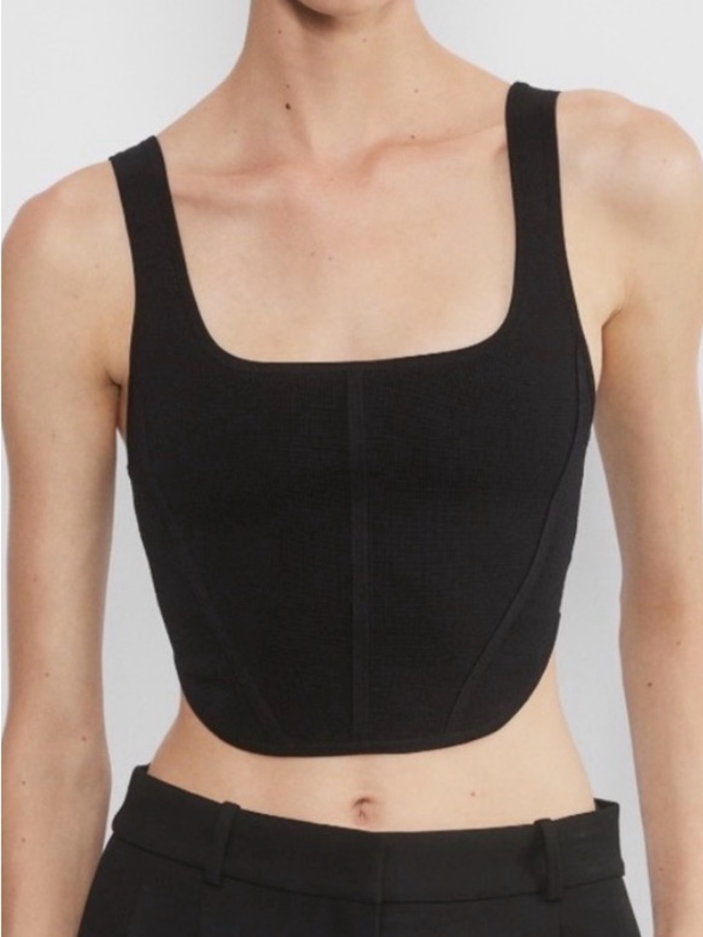 Aritzia Babaton Sculpt Knit Bustier Tank